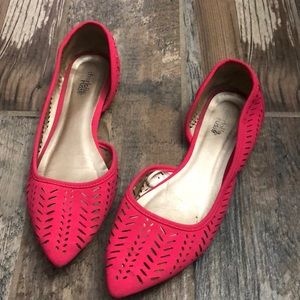 Bright Pink Flats!